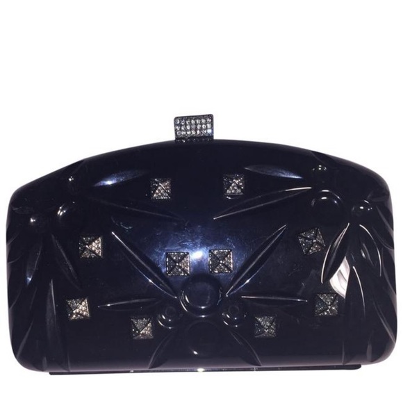 NWT auth VALENTINO black POP rockstud MINIAUDIERE - Picture 2 of 8